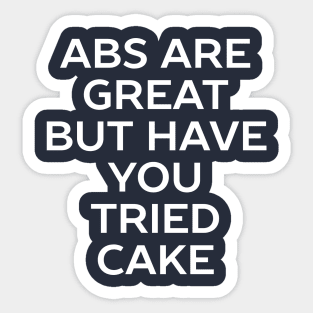 Funny Gym and Fitness T-Shirt Sticker